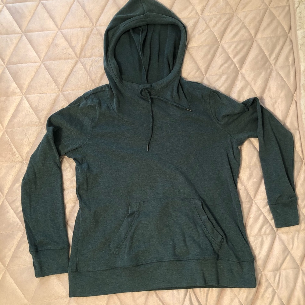 Eddie Bauer Green Hoodie Sweatshirt